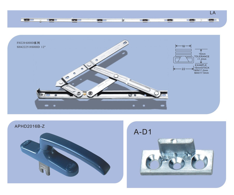 外平開窗五金系統(tǒng)